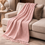 The Cozy Curve™ Sculpted Chenille Throw — Fringed Edition