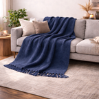 The Cozy Curve™ Sculpted Chenille Throw — Fringed Edition